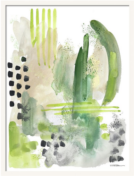 Moss Green Print