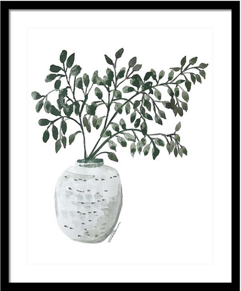 Eucalyptus In Pottery Print
