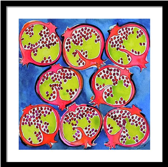 Pomegranate de Cobalt Print