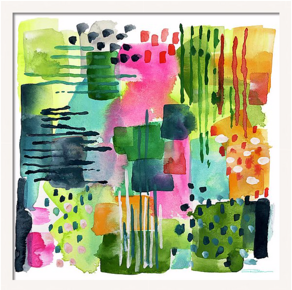 Jungle Gardens Abstract Print
