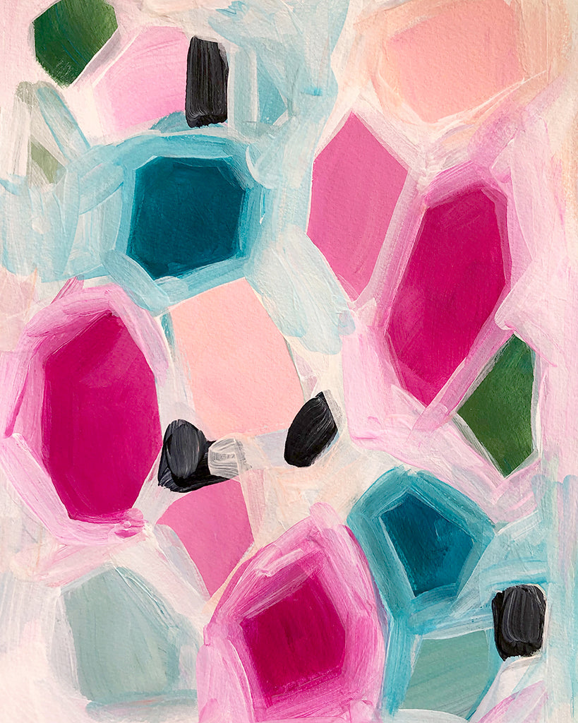 Semiprecious Terra Gem Print