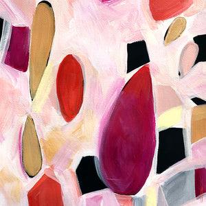 Square Garnet Terra Gem Print