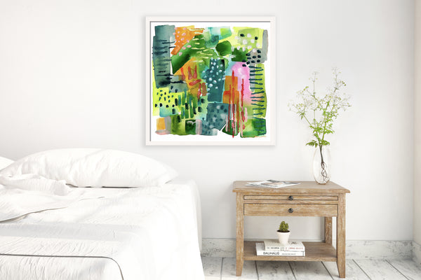 Jungle Vines Abstract Print