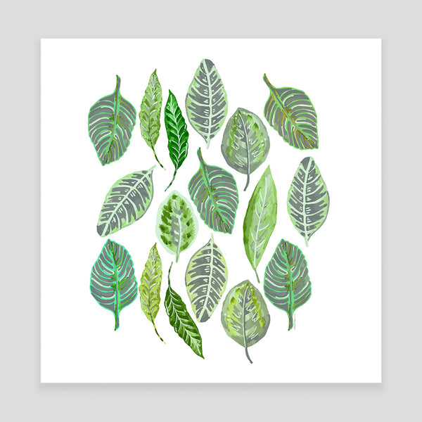 Leafy Leaves Art Print