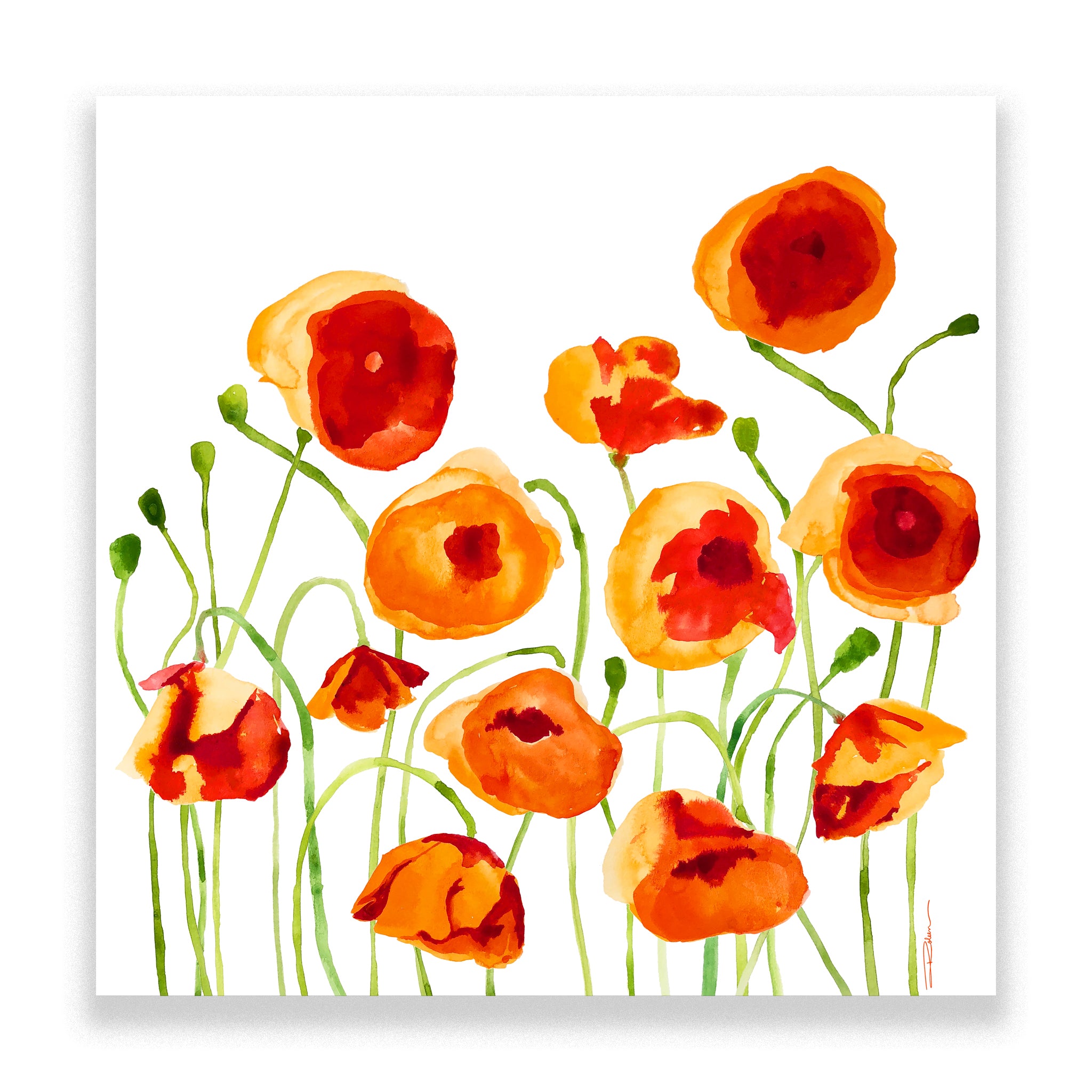 Poppy Sunrise Print