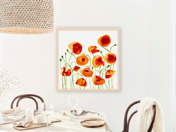 Poppy Sunrise Print