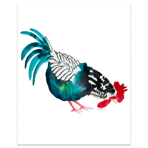 Rooster Animal Print